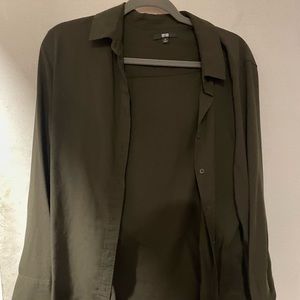 Olive green blouse